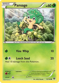 Pansage (10/146)  - XY Base Set