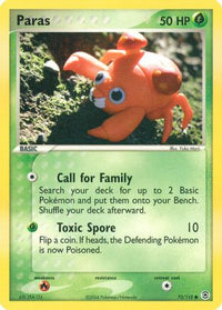 Paras (72/112)  - FireRed & LeafGreen