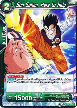 Son Gohan, Here to Help (BT11-077) [Vermilion Bloodline] - POKÉ JEUX