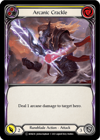 Arcanic Crackle (Yellow) [U-MON236] (Monarch Unlimited) Unlimited Normal - POKÉ JEUX