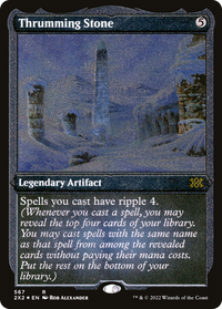 Thrumming Stone (Foil Etched) (2X2-567) - Double Masters 2022 Foil