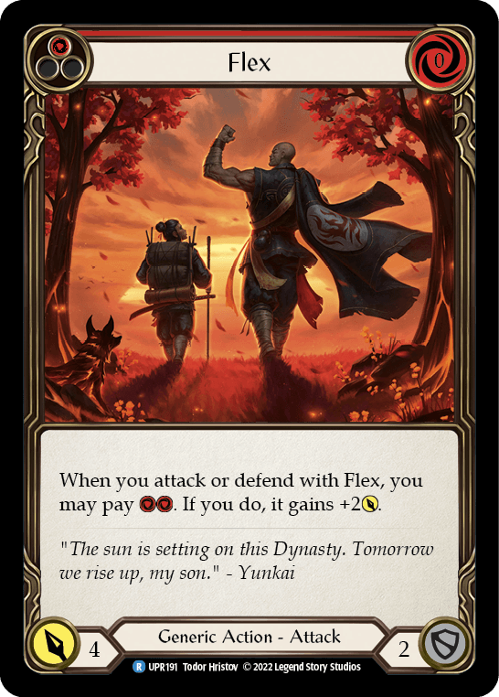 Flex (Red) [UPR191] (Uprising) Rainbow Foil - POKÉ JEUX