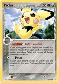 Pichu (Delta Species) (76/110)  - Holon Phantoms Reverse Holofoil