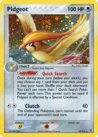 Pidgeot (10/112)  - FireRed & LeafGreen Holofoil