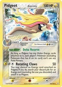 Pidgeot (Delta Species) (14/110)  - Holon Phantoms Holofoil