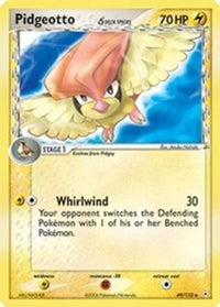 Pidgeotto (Delta Species) (49/110)  - Holon Phantoms Reverse Holofoil