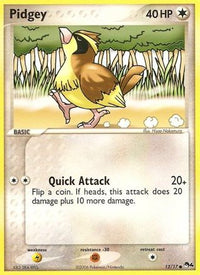 Pidgey (12/17)  - POP Series 4