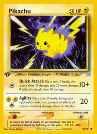 Pikachu (70/111) [Neo Genesis 1ère édition] 