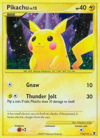 Pikachu (112/111)  - Rising Rivals Holofoil