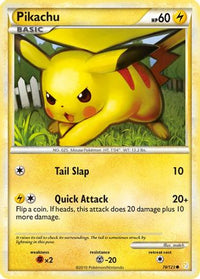 Pikachu (78/123) - HeartGold SoulSilver