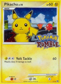 Pikachu (7/16) - Rumble Holofoil