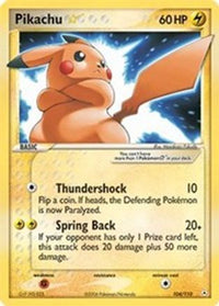 Pikachu Star (104/110)  - Holon Phantoms Holofoil