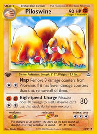 Piloswine (36/64)  - Neo Revelation 1st Edition