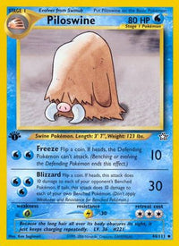 Piloswine (44/111) [Neo Genesis 1ère édition] 