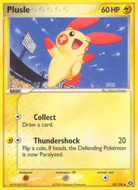 Plusle (39/106)  - Emerald Reverse Holofoil
