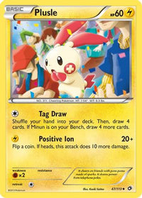 Plusle (47/113)  - Legendary Treasures