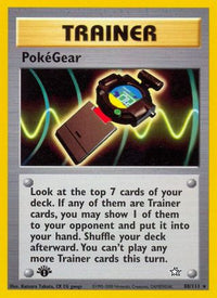 PokeGear (88/111) - Neo Genesis 1st Edition