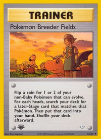 Pokemon Breeder Fields (62/64)  - Neo Revelation 1st Edition