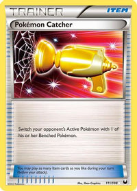 Pokemon Catcher (Gold) (111/108) - Dark Explorers Holofoil