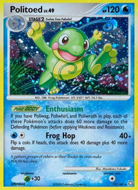 Politoed (12/146) - Legends Awakened Holofoil