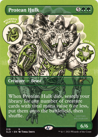 Protean Hulk (SLD-319) - Secret Lair Drop (Borderless) Etched Foil
