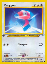 Porygon (78/105) - Neo Destiny Unlimited