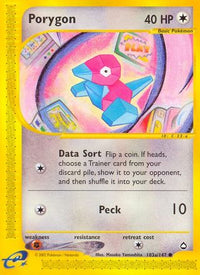 Porygon (103a/147) - Aquapolis