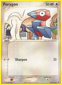 Porygon (80/113) (Estampillé) [EX : Espèce Delta] 