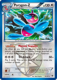 Porygon-Z (Team Plasma) (74/101)  - Plasma Blast Holofoil