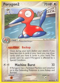 Porygon2 (25/113) (Estampillé) [EX : Espèce Delta] 
