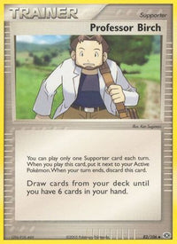 Professor Birch (82/106)  - Emerald Reverse Holofoil