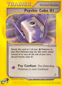 Psychic Cube (132/147)  - Aquapolis