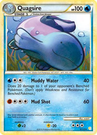 Quagsire (9/123)  - HeartGold SoulSilver Holofoil
