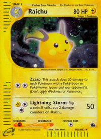 Raichu (H25/144) - Skyridge Holofoil