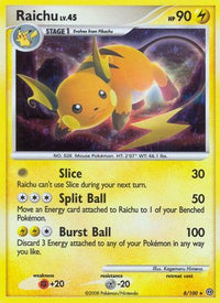 Raichu (8/100)  - Stormfront Holofoil