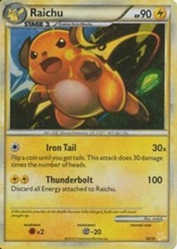 Raichu (# Holo) (30) - HGSS Trainer Kit Gyarados & Raichu Holofoil