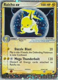 Raichu ex (98/100) - Sandstorm Holofoil