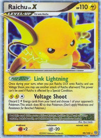 Raichu LV.X (99/100) - Stormfront Holofoil
