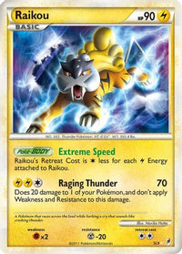 Raikou (Shiny) (SL9/95)  - Call of Legends Holofoil