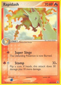 Rapidash (52/113) (Estampillé) [EX : Espèce Delta] 