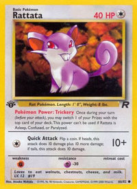 Rattata (66/82) - Team Rocket 1st Edition