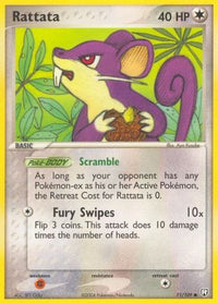 Rattata (71/109)  - Team Rocket Returns Reverse Holofoil