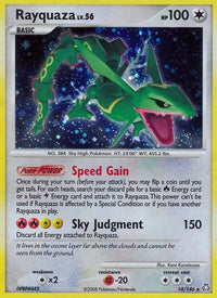 Rayquaza (14/146) - Legends Awakened Holofoil