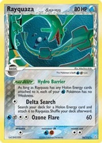 Rayquaza (16/110) (Espèce Delta) (Estampillé) [EX : Fantômes Holon] 