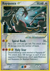 Rayquaza Star (107/107) - Deoxys Holofoil