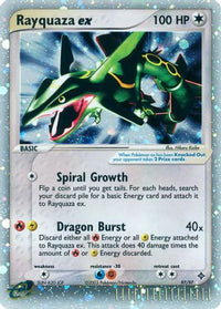 Rayquaza ex (97/97) - Dragon Holofoil