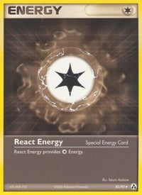 React Energy (82/92) - Legend Maker Reverse Holofoil