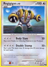 Regigigas (4/17)  - POP Series 9
