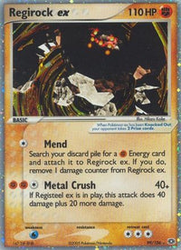 Regirock ex (99/106)  - Emerald Holofoil