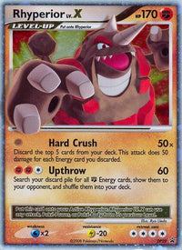 Rhyperior LV.X DP29 (DP29/56)  - Diamond and Pearl Promos Holofoil
